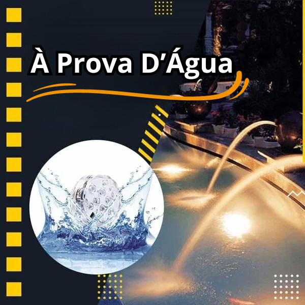 AquaGlow® | Iluminação Premium Para Piscina com Controle Remoto