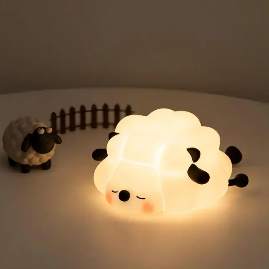 Luminária de Silicone p/ Crianças -(Ovelha, Panda, Coelho)